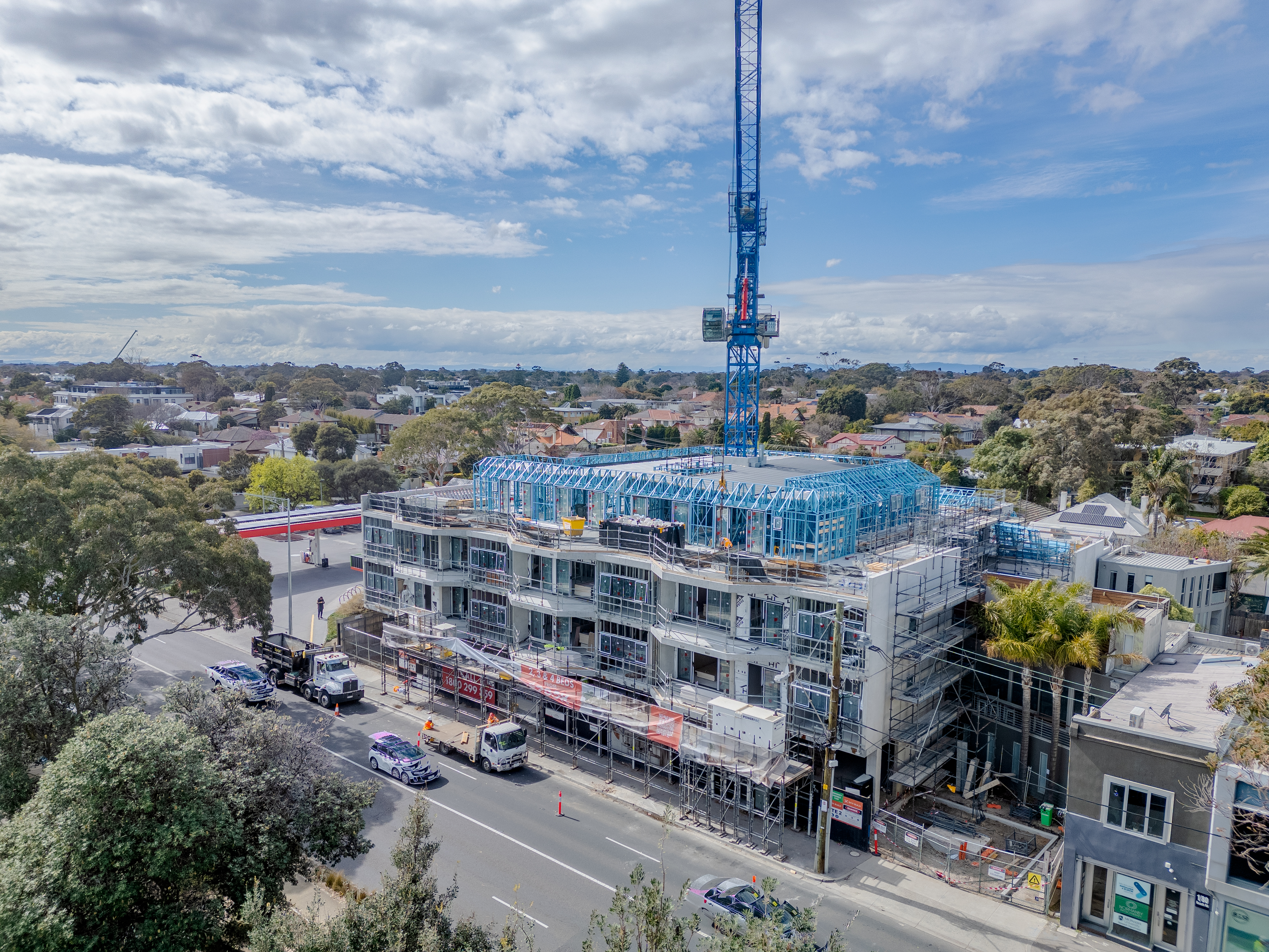 Beach Point Sandringham August Update: As the Structure Strengthens, the Interiors Emerge