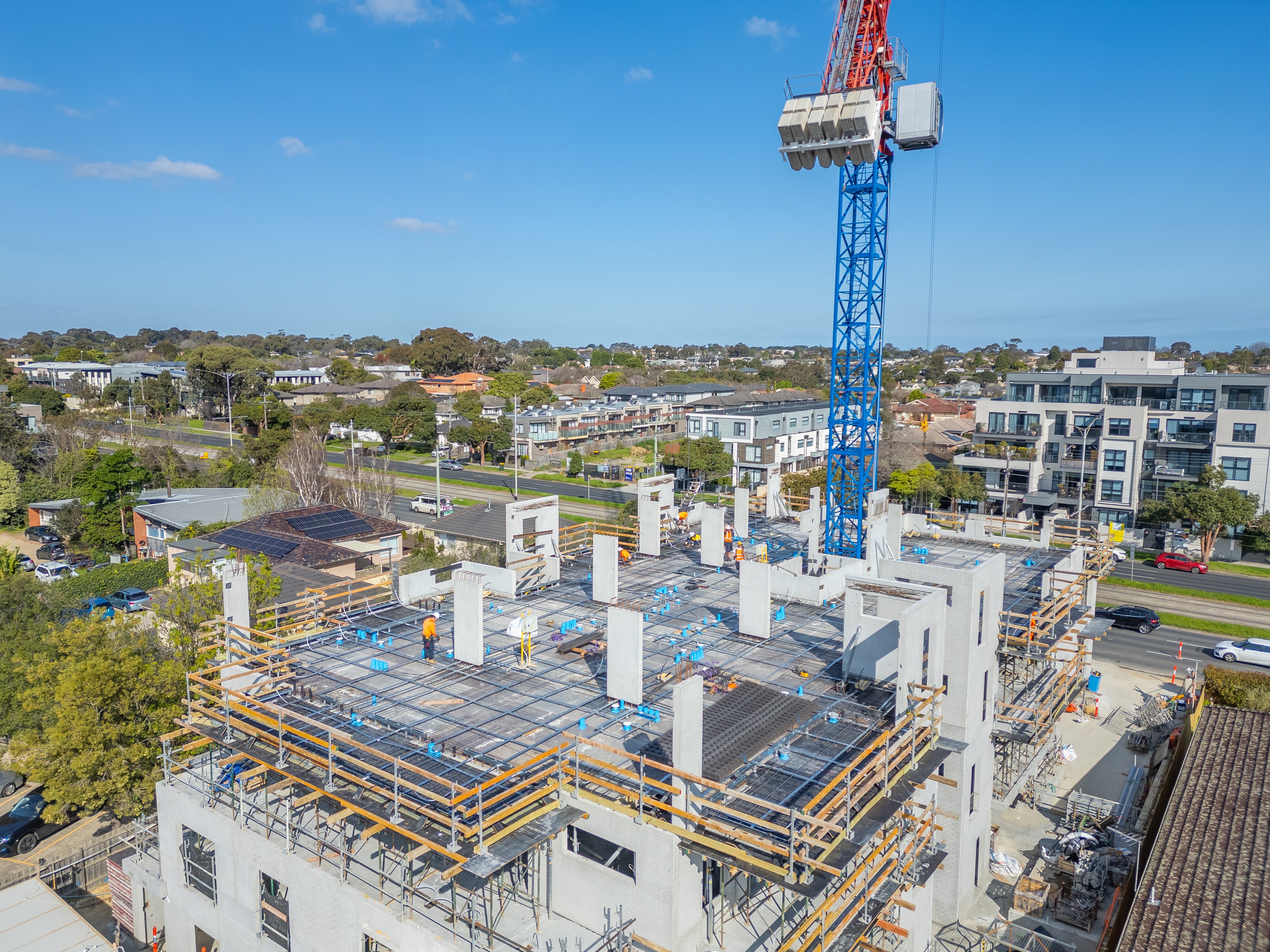 Parkview Burwood September Update: Structure Progresses