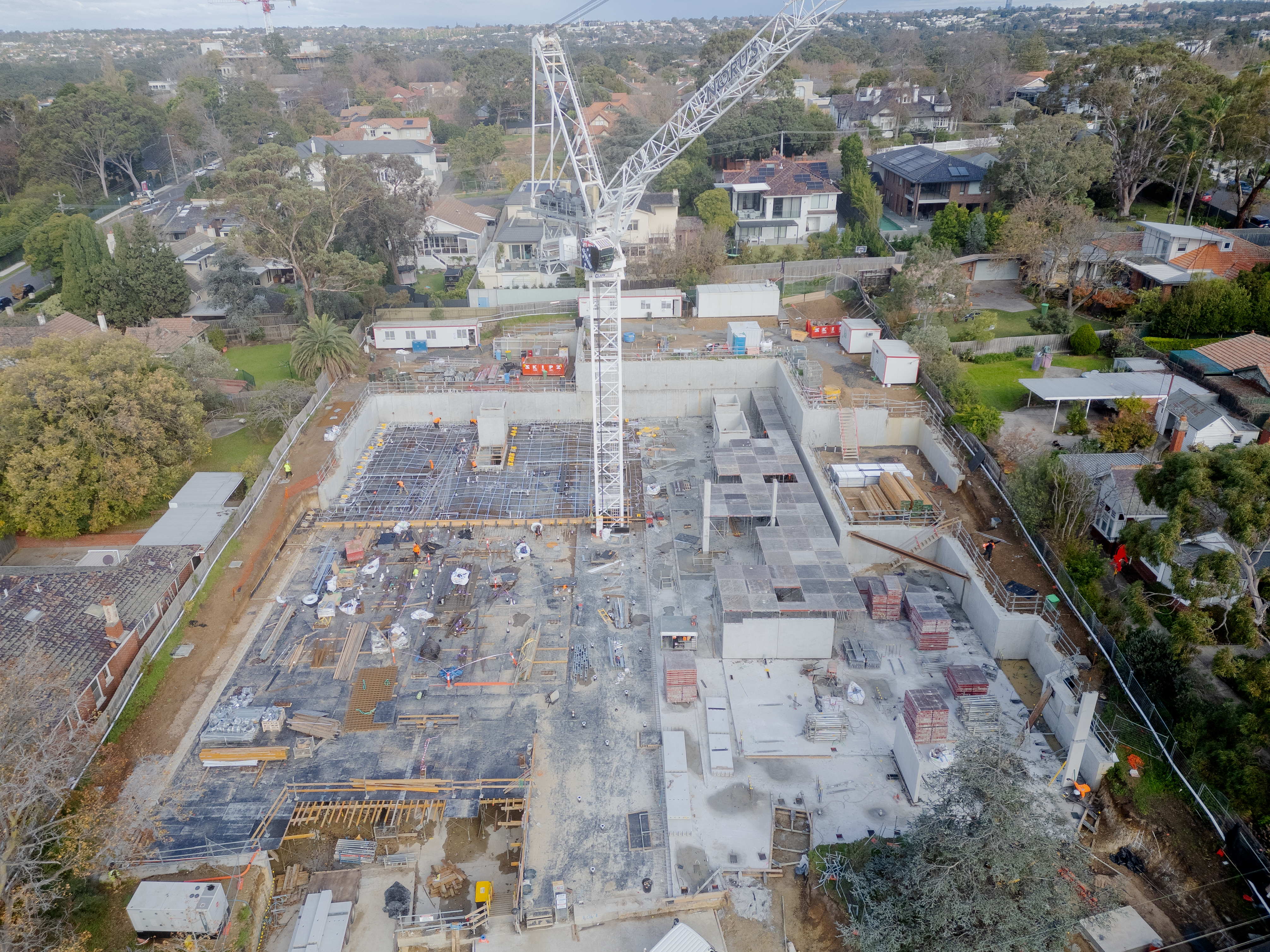 Riverbend Ivanhoe June Construction Update: Momentum on Site