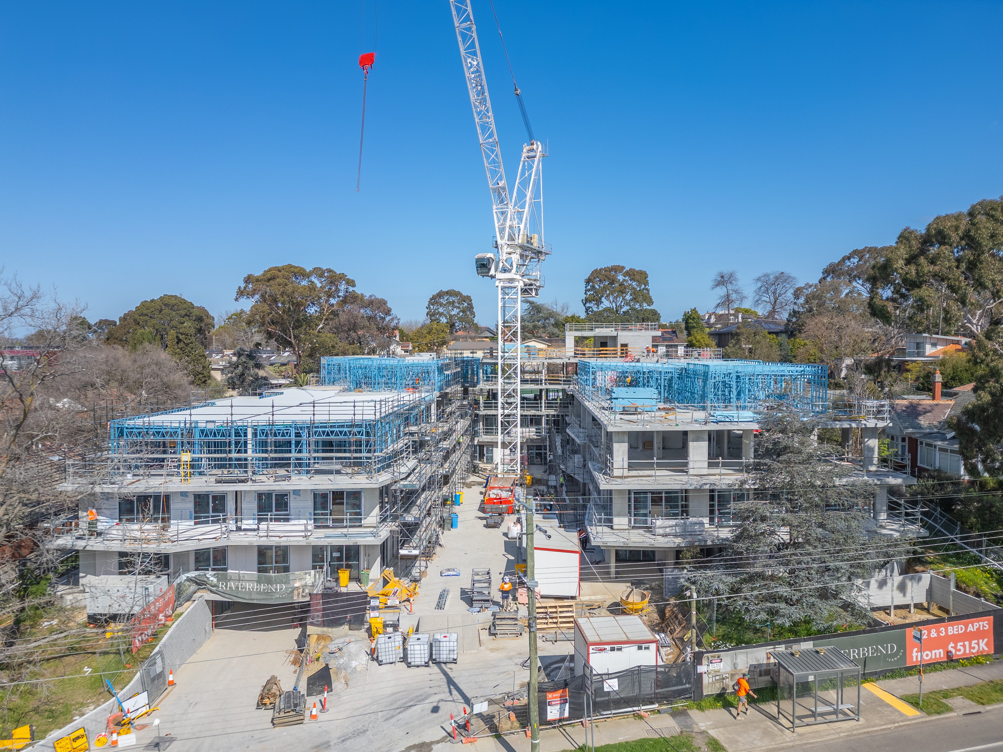 Riverbend Ivanhoe September Update: Construction Moves Inside